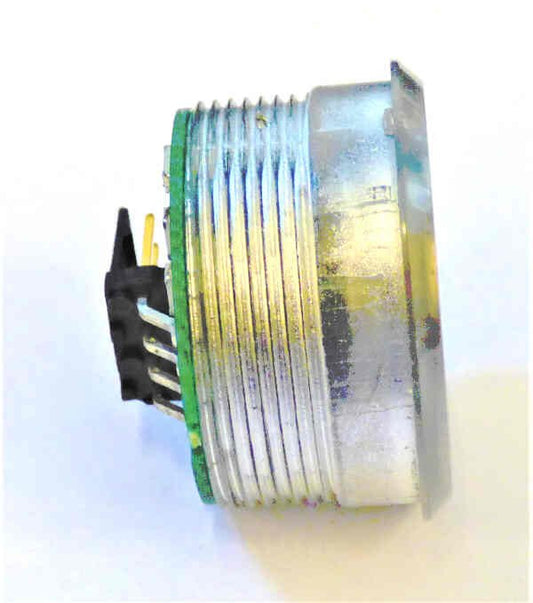 BUTTON, SS, FLAT, GREEN LED 24VDC, MICRO MOTION III OTIS #AAA23500CH3