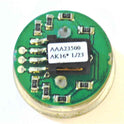 BUTTON, SS, FLAT, GREEN LED 24VDC, MICRO MOTION III OTIS #AAA23500CH3