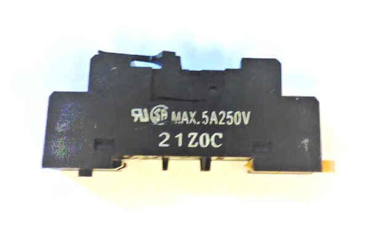 BASE, SOCKET, RELAY, 8 PIN, DIN RAIL OMRON # P2RF-08-ESS