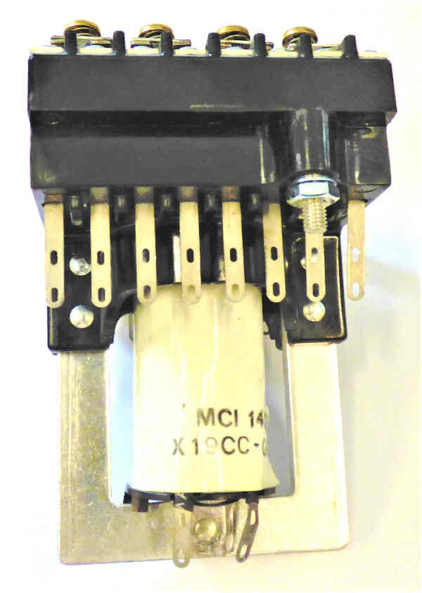 RELAY, COMPLETE, 4M/4B, 125 VOLT COIL WESTINGHOUSE # 324C981-G44