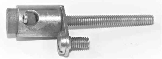 HOLDER, CARBON, STEEL WITH 1/2 X 5/8 CARBON, C J ANDERSON COMPLETE AS SHOWN
