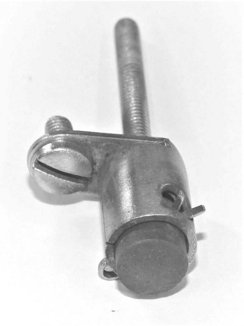 HOLDER, CARBON, STEEL WITH 1/2 X 5/8 CARBON, C J ANDERSON COMPLETE AS SHOWN