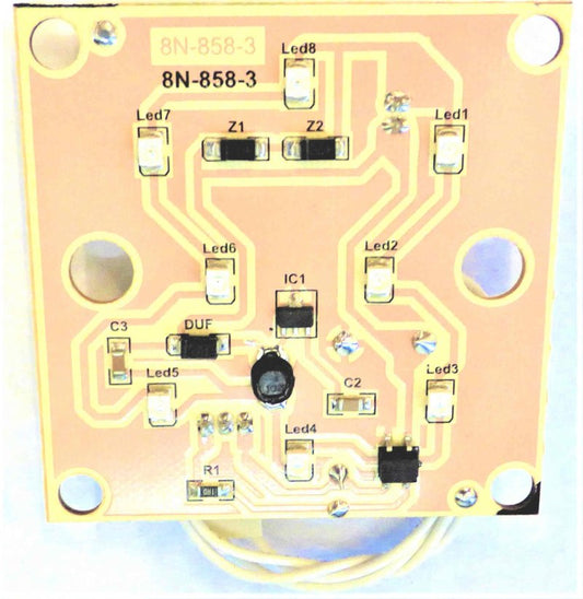 BOARD, CIRCUIT, PUSHBUTTON, RED LED MONITOR # L.16060