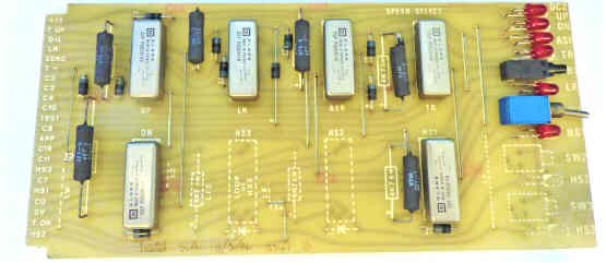 BOARD, CIRCUIT, SPEED SELECTOR THAMES VALLEY# DC2