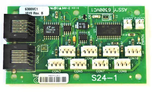 BOARD, CIRCUIT,  CAR STATION NODE DOVER #'S 9732654, 6300VC1 AKA S24-1