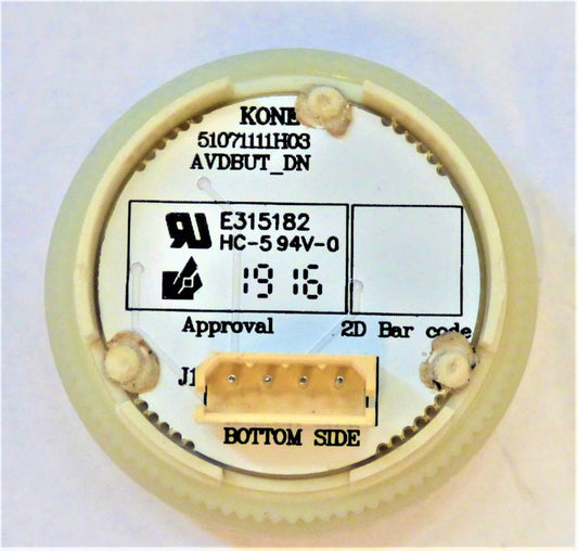 PUSHBUTTON, BLANK, PCB, 4 IN CONNECT MODULAR, KONE # 51071111H03
