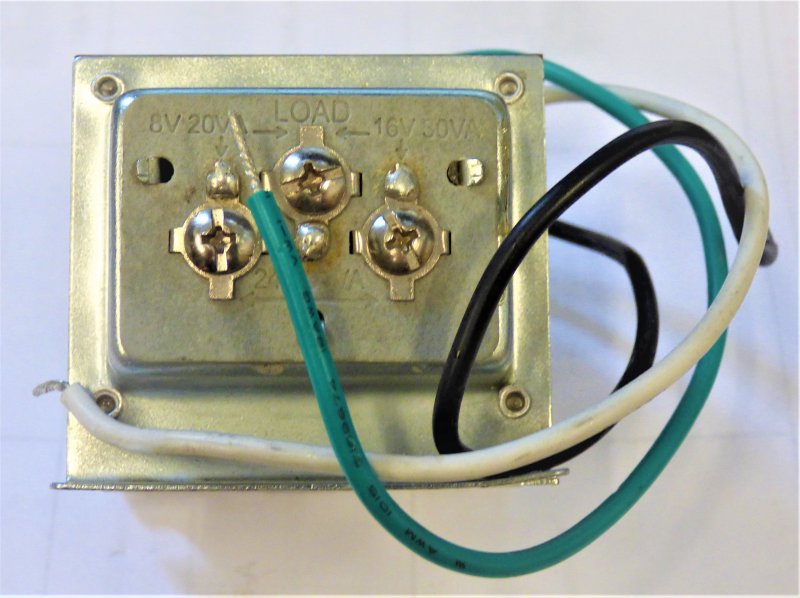 TRANSFORMER, 120 PRIMARY, 6, 16-24 VAC SECONDARIES, LEE # 598