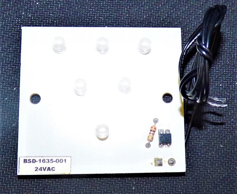 BOARD, CIRCUIT, HALL LANTERN, 24 VAC, GREEN LED  MAD # BSD-1635-001