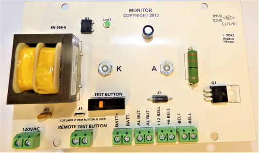 BOARD, CIRCUIT, EMERGENCY LIGHT, AS SHOWN MONITOR PC # 8N-566-0
