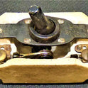 SWITCH. TOGGLE, ON-OFF, PORCELAIN ENCLOSURE, OBSOLETE A H & H #8381-14