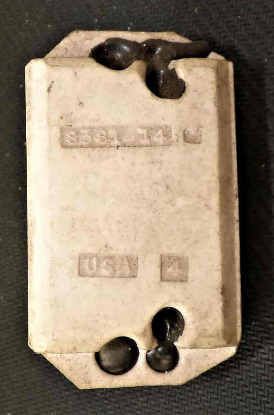 SWITCH. TOGGLE, ON-OFF, PORCELAIN ENCLOSURE, OBSOLETE A H & H #8381-14