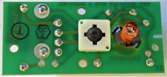 BOARD, CIRCUIT, INCANDESCENT LAMP, 7069AF BUTTONS ON 401 & LRV OTIS #8200KA1