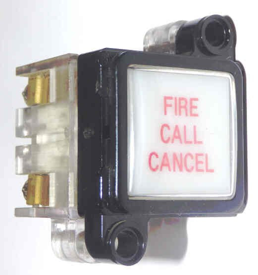 BUTTON, SURVIVOR,  MARKED FIRE CALL CANCEL ADAMS # ASA472CI-FCC