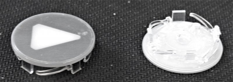 PRESSEL, PUSHBUTTON, ARROW, ROUND, FLUSH, KONE #KM870822G091