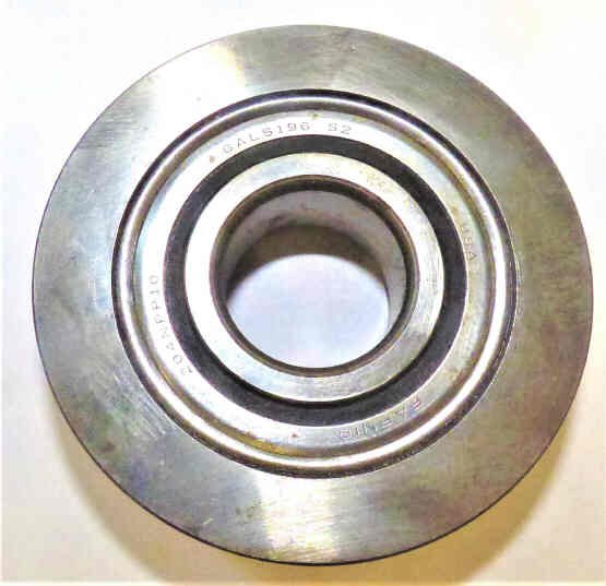 ROLLER, VINTAGE, STEEL, 2 1/4 DIA, X .750 BOR,  GAL # 5196