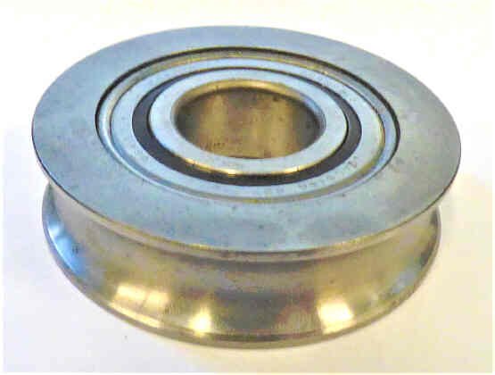 ROLLER, VINTAGE, STEEL, 2 1/4 DIA, X .750 BOR,  GAL # 5196