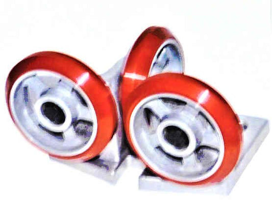 ASSEMBLY, ROLLER GUIDE, THREE 5 3/4 POLYURETHANE ROLLERS, ELPRO 36SRGU