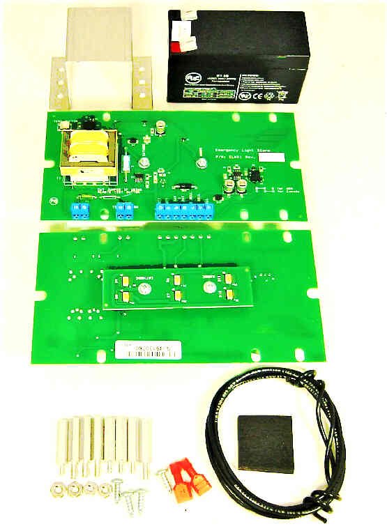KIT, EMERGENCY LIGHT W/ BATTERY & CIRCUIT BOARDS AS SHOWN MEC-ELK01