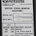 MONITOR, BATTERY STATUS, MRVF CONTROLS, OTIS # AAA741BE1