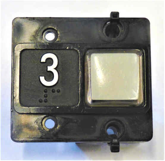 BUTTON, INNOVATION, # 3, WITH BRAILLE, 24PSB BULB, AS SHOWN INNOVATION #015003