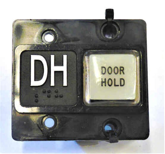 BUTTON, INNOVATION, DOOR HOLD W BRAILLE, 24PSB BULB, AS SHOWN INNOVATION #015003