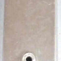 PLATE, HALL STATION, SINGLE, STAINLESS STEEL