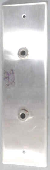 PLATE, HALL STATION, DOUBLE, STAINLESS STEEL