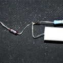 CAPACITOR, ASSEMBLED AS SHOWN, 600 VOLT, 1 MFD, COURION # 01-053101