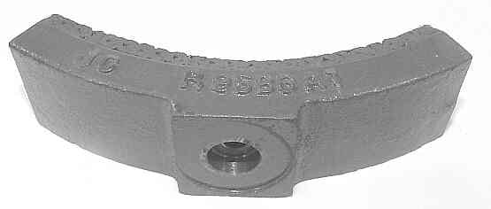 SHOE, BRAKE, LINED, USED ON L & M STAIRWAYS WESTINGHOUSE #M4875G01