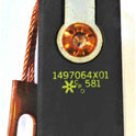 BRUSH, CARBON, 2.500 X 1.250 X .500 GRADE 581 GE # 1497064X01