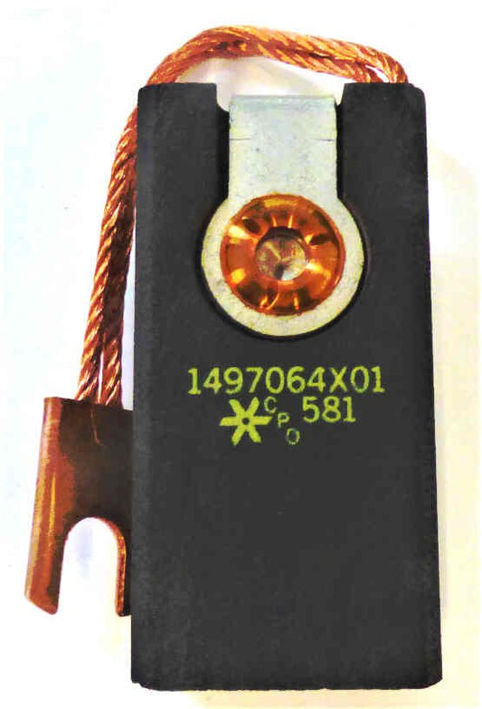 BRUSH, CARBON, 2.500 X 1.250 X .500 GRADE 581 GE # 1497064X01