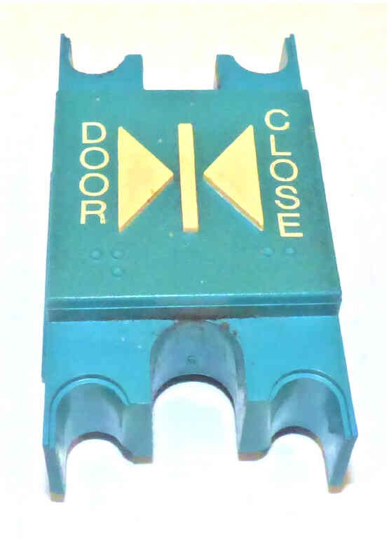 SPACER, 1.25  WIDE, BLUE, DOOR CLOSE, VERTICAL MOUNT