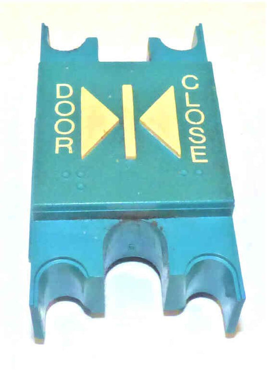 SPACER, 1.25  WIDE, BLUE, DOOR CLOSE, VERTICAL MOUNT