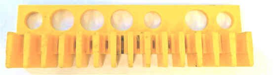 INSERT, DEMARCATION, YELLOW, 5 3/8 LONG, 15 TEETH   WEST. # 321C596Hl4
