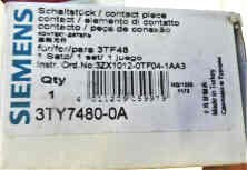 KIT, CONTACT, SILVER TIPPED, SIZE 3, 3 POLE, ORIGINAL OEM SIEMENS #3TY7490-0A