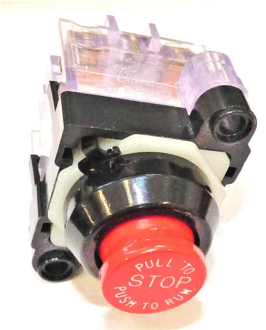 SWITCH, STOP, SURVIVOR SERIES, 2NC 1NO CONTACT PULL TO STOP ADAMS #AS459A2