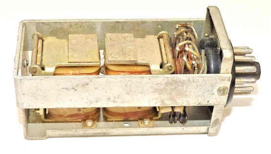 RELAY, 4PST, LATCHING, 220 VAC, 1750 OHM COIL 12 PIN OCTAL AEMCO TELEX # 45-2247