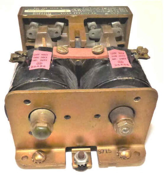 CONTACTOR, REVERSING, 110/120 VAC COILS ALLEN BRADLEY # 705-ZOD32