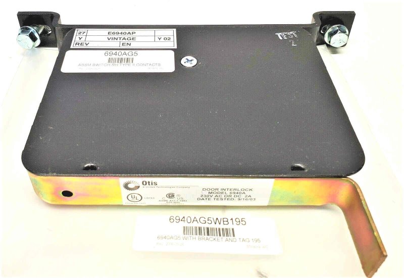 KIT, 6940 INTERLOCK, COMPLETE AS SHOWN FORMED BASE, RH OTIS # E6940P6