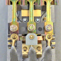 CONTACTOR. 3 POLE WITH ARC DEFLECTORS, COIL 222CV1  OTIS # E6830A141CV1