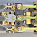 CONTACTOR. 3 POLE WITH ARC DEFLECTORS, COIL 222CV1  OTIS # E6830A141CV1