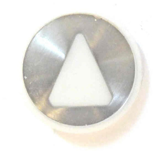 PRESSEL, PUSHBUTTON, ARROW, ROUND, FLUSH, WITHOUT BRAILLE