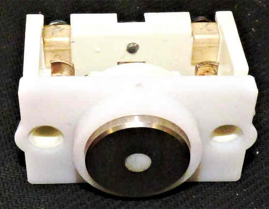 BUTTON, COMPLETE AS SHOWN, ILLUMINATED DOT & BULB VOLTAGE