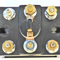 BUTTON, MONITOR, NON-ILLUMINATED, SS MARKED UP IN BLACK
