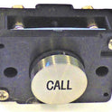 BUTTON, MONITOR, NON-ILLUMINATED, SS MARKED CALL IN BLACK