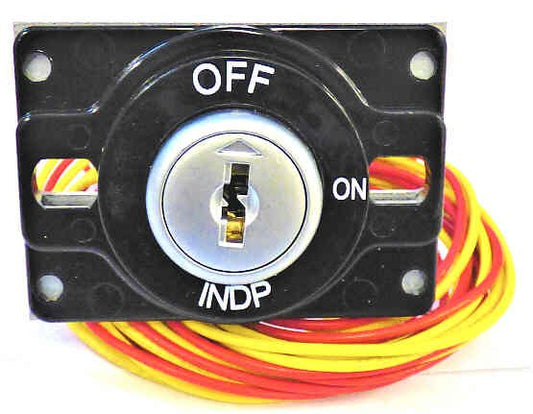 SWITCH, KEYED, MONITOR, INDEPENDENT, MARKED AS SHOWN