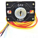 SWITCH, KEYED, MONITOR, LIGHT, MARKED AS SHOWN