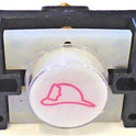 JEWEL, FIRE SERVICE HAT WITH BASE AND BULB, AS SHOWN