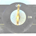 SWITCH, KEYED, 2 POS., MAINTAINED KEY #G1613P BLACK BEZEL, ON/OFF HORIZONTAL,