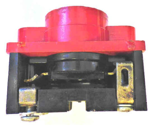 SWITCH, KEYED, FIRE SERVICE, HORIZONTAL RED BEZEL, ENGRAVED OFF-ON-FIRE SERVICE